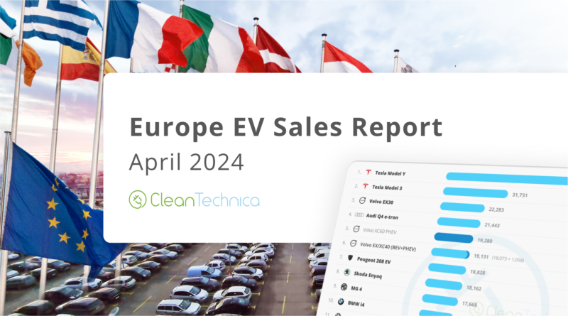 EV sales 2024 April