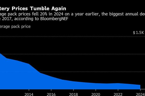 Electric Vehicle Battery Packs Experience Record Price Drop in 2024 image